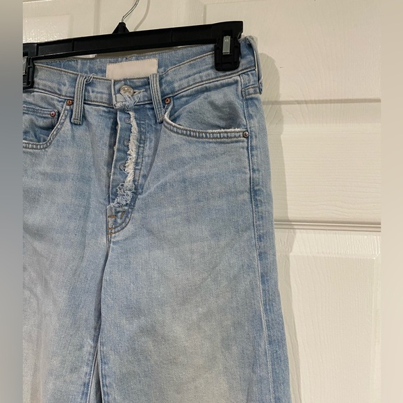 MOTHER The Fly Cut Tomcat Roller Jeans In Reap What You Sow Wash Size 24 Grunge - Picture 4 of 16